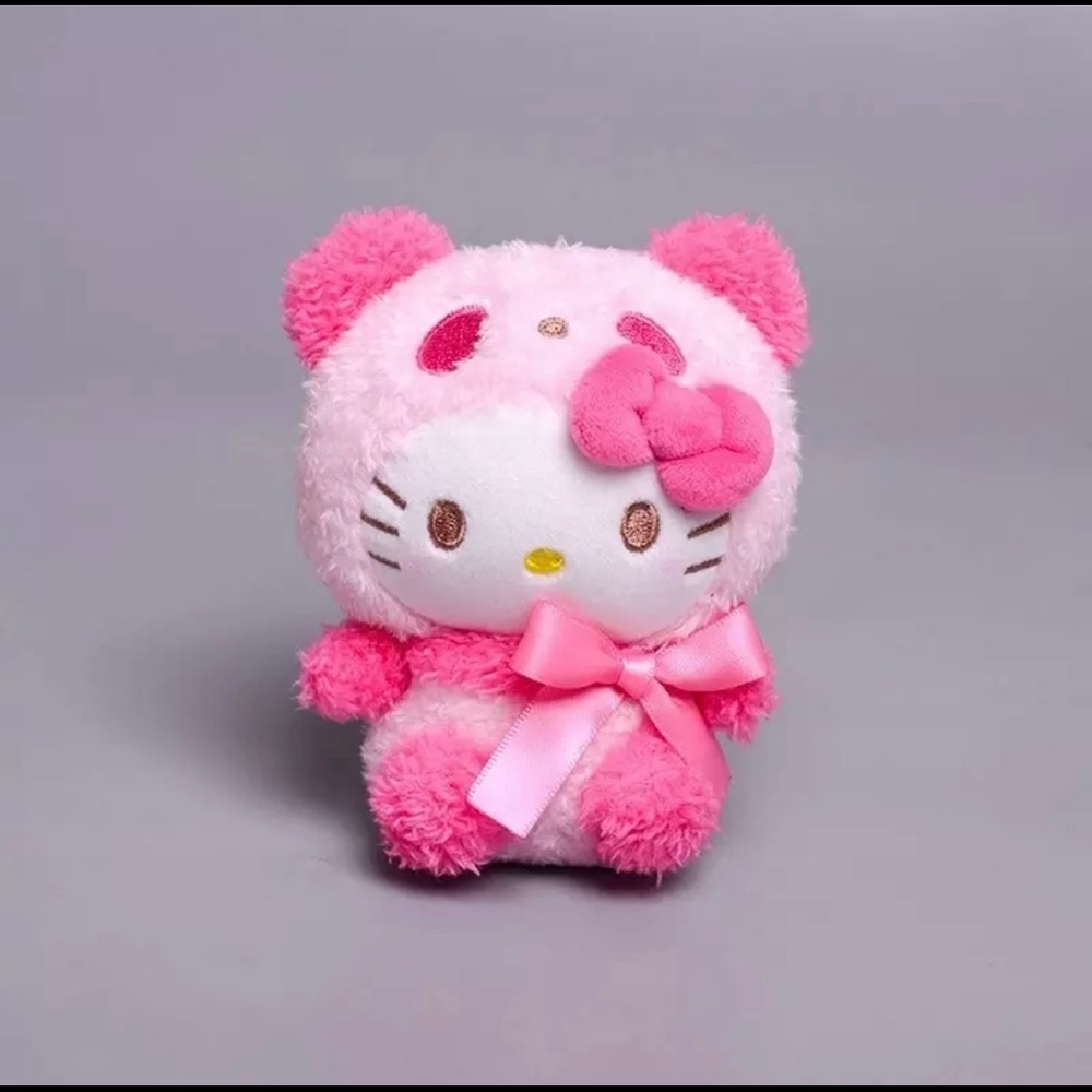 Hello Kitty Mascot Plush Keychain